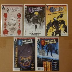 Dark Horse Comics Lobster Johnson Comic Book Lot Bundle Of 5 Books
