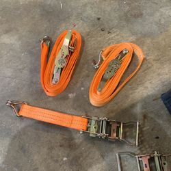 20ft Ratchet Straps With Hook