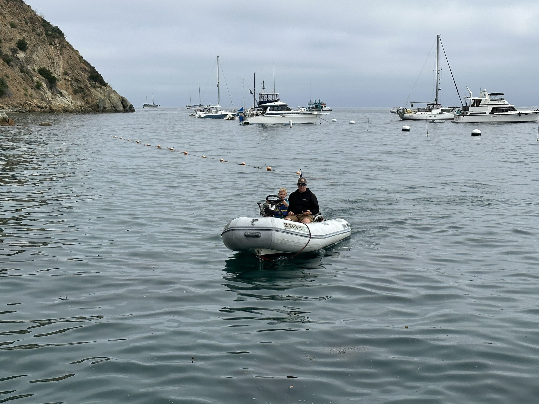 04 13’ Caribe RHIB Rigid Hull Inflatable With 40hp Yamaha Outboard And Trailer