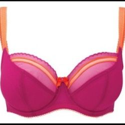 NWT Panache Cleo Lily UK 34H/ US 34K Balconette in Magenta