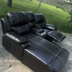 Leather 3 Piece couch