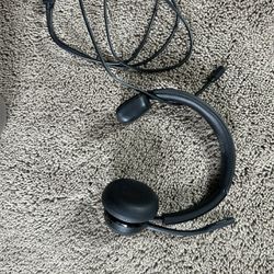 Poly Headphone W/Mic (single Ear) 