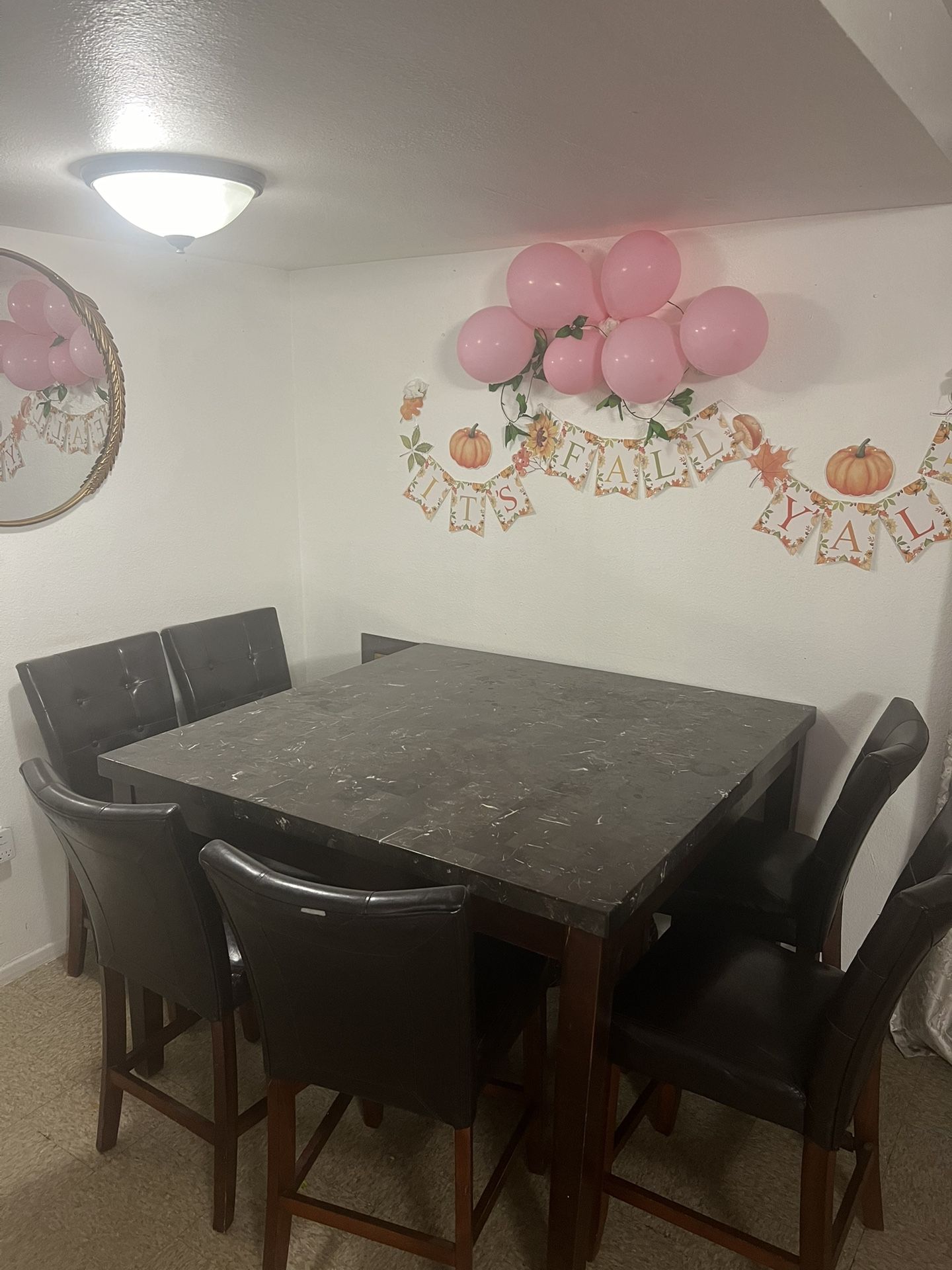 dining table set( Marble)