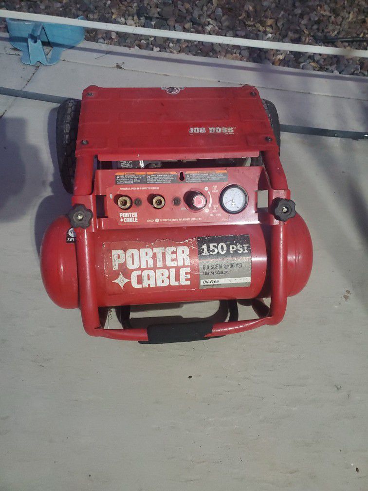 Porter Cable Job Boss 150 Psi 4.5 gal Air Compressor