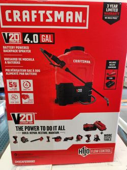 Craftsman 4 gallon battery backpack sprayer.