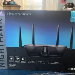 NETGEAR Nighthawk - 6 STREAM WIFI ROUTER