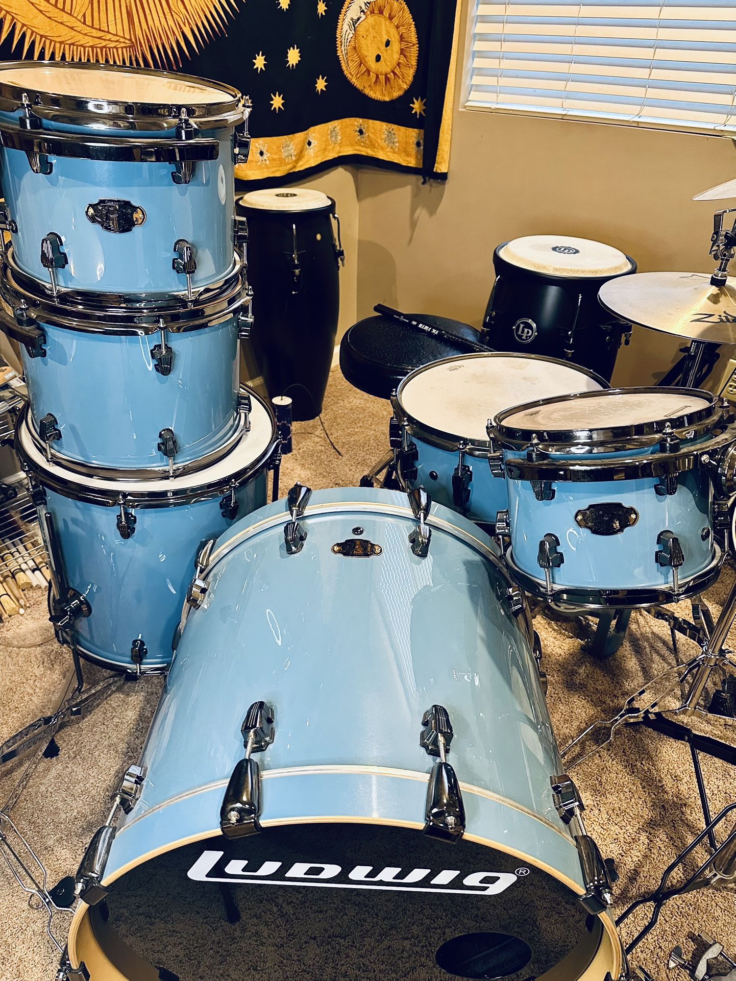 6-Piece Epic Ludwig Drum Kit