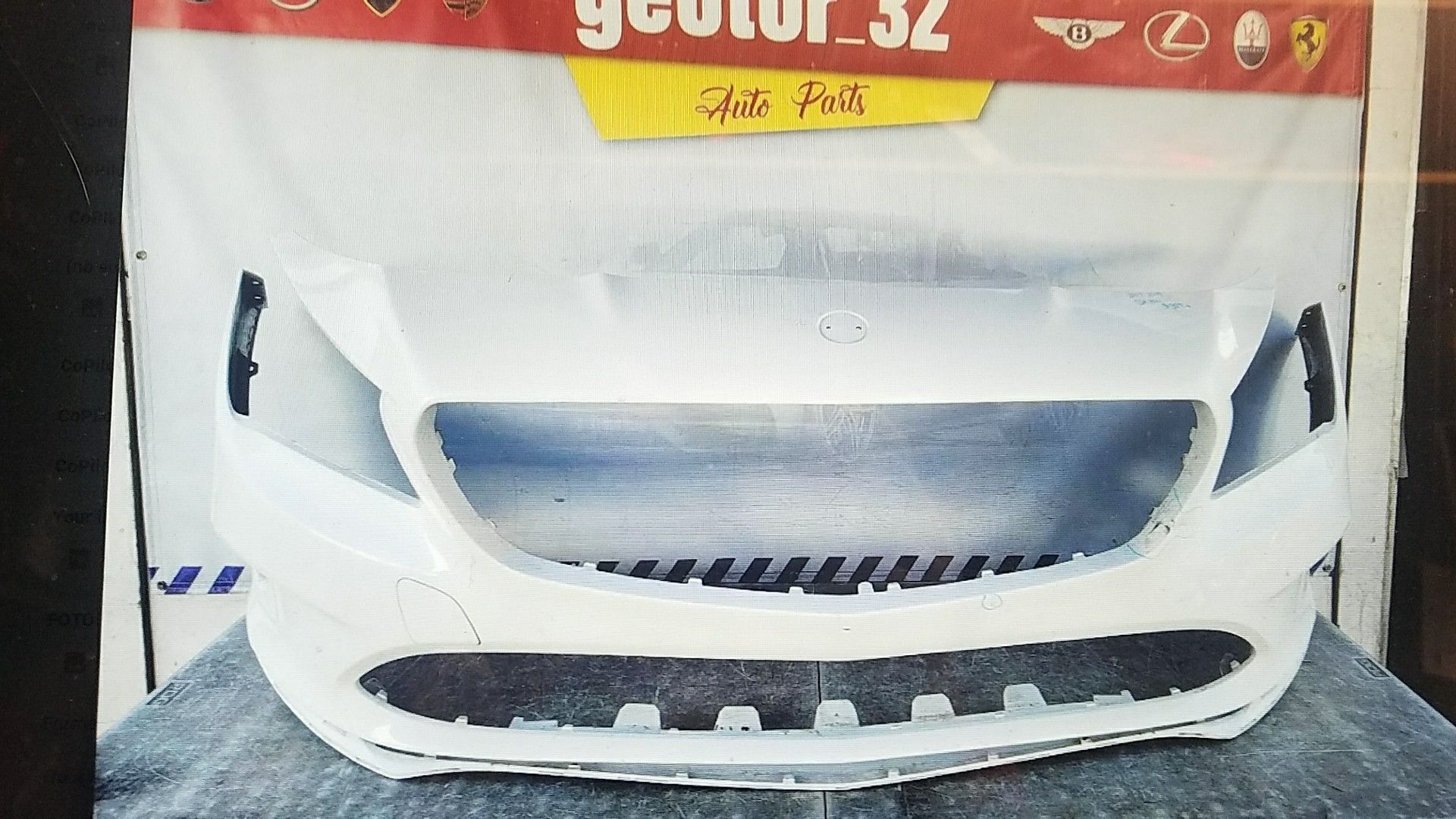 Mercedes CLA front bumper cover 2018