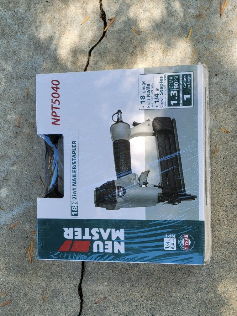 Nail and Staple Gun - 2 in 1 (Unopened Box)