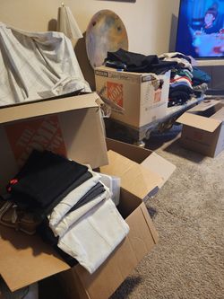 Huge Lot Of Name Brand Clothes New And Lite Used 