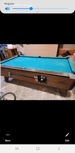 Pool Table 8.5ft long with $1.00 coin slide