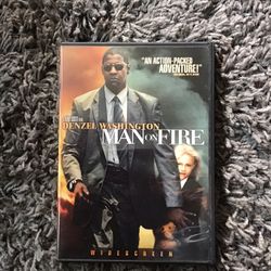 MAN ON FIRE DVD