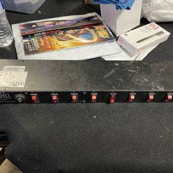 CHAUVET PC-08 Power Panel 8 Way Switch Control Connection DJ Fish Tank