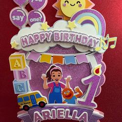 Ms Rachel Cake Topper