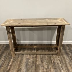 Rustic Farmhouse Console Table