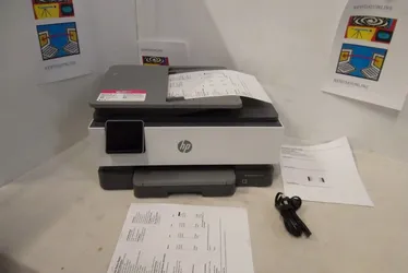 Hp Officejet 9025 ink included.