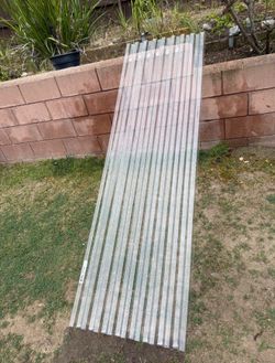 Roof Panel - 2.2 ft. x 7 ft. Corrugated Polycarbonate in Clear