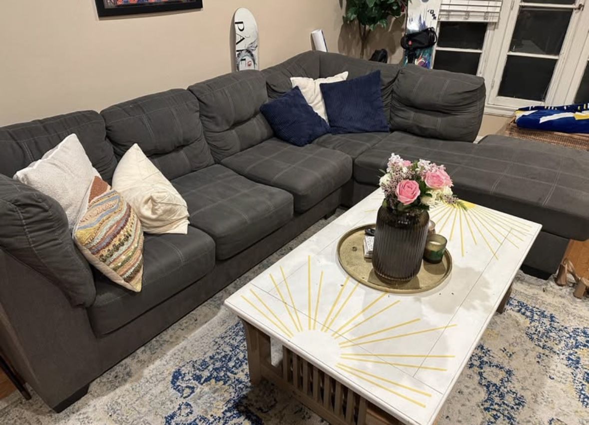 Grey Sectional Couch