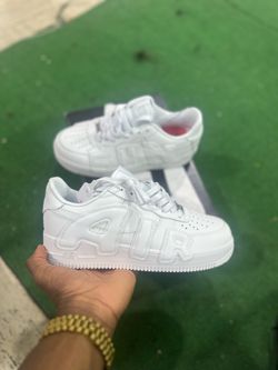 All white Air Force 1 CPFM