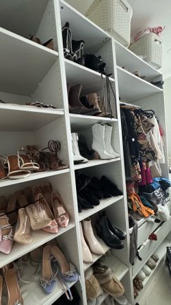 Modular White Closet Organizer