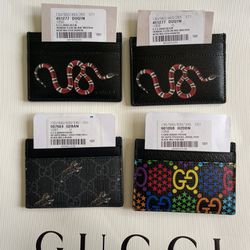 Gucci Card Holder Wallets 100% Authentic