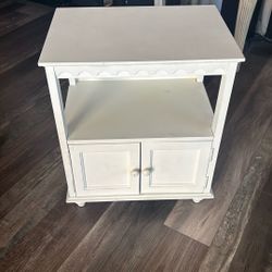 End Table And Cupboard
