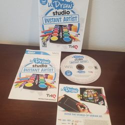 Nintendo Wii Video game uDraw Studio: Instant Artist Wii