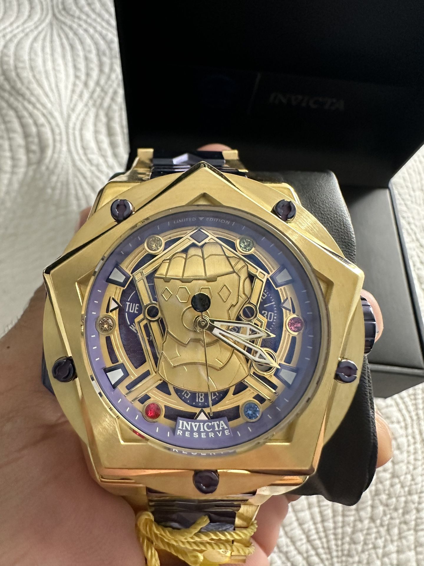 Limited Edition Thanos Invicta Watch Invicta Marvel 52mm Thanos Lt