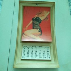 Original Marilyn Monroe Calendar 1954