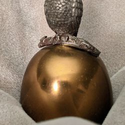 Beautiful Unique Owl Bell made of Pewter & Brass- Great Detail-Beautiful Sounds Great - For anyone!