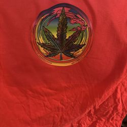 Brand NEW Red 420 Friendly Size Large Tshirt