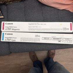 Canon Imagepress Toner T07 Cyan And Magenta Brand New