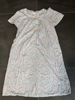 Light Blue Ditsy Floral Dress