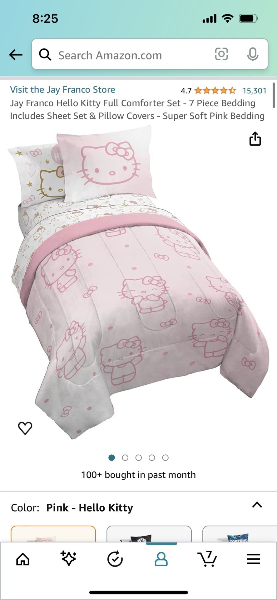 Hello Kitty Comforter Set