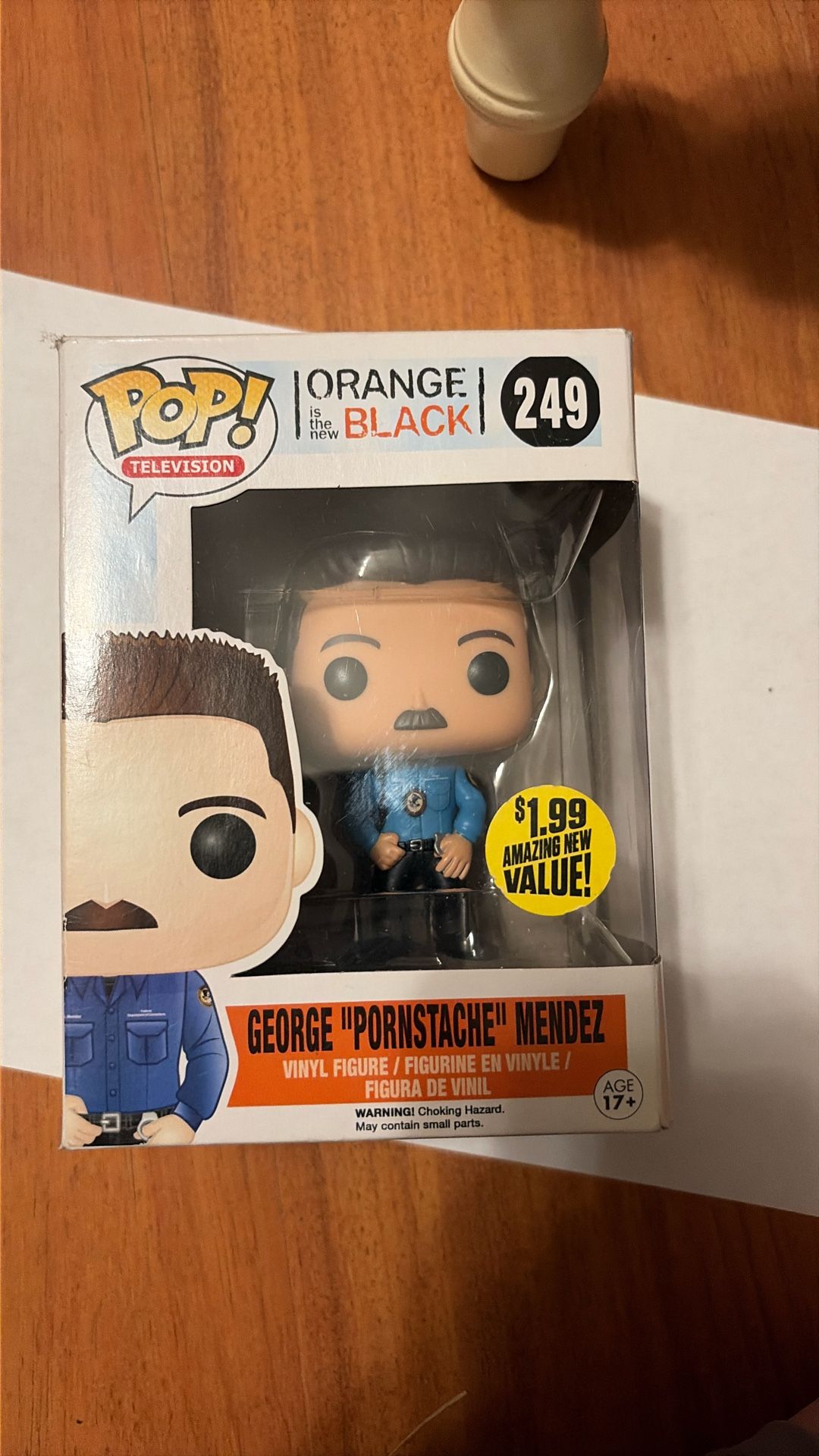 Orange is the New Black Pornstache Pop Funko