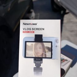 Video Camera 4k Vlog Screen Wireless Mic 