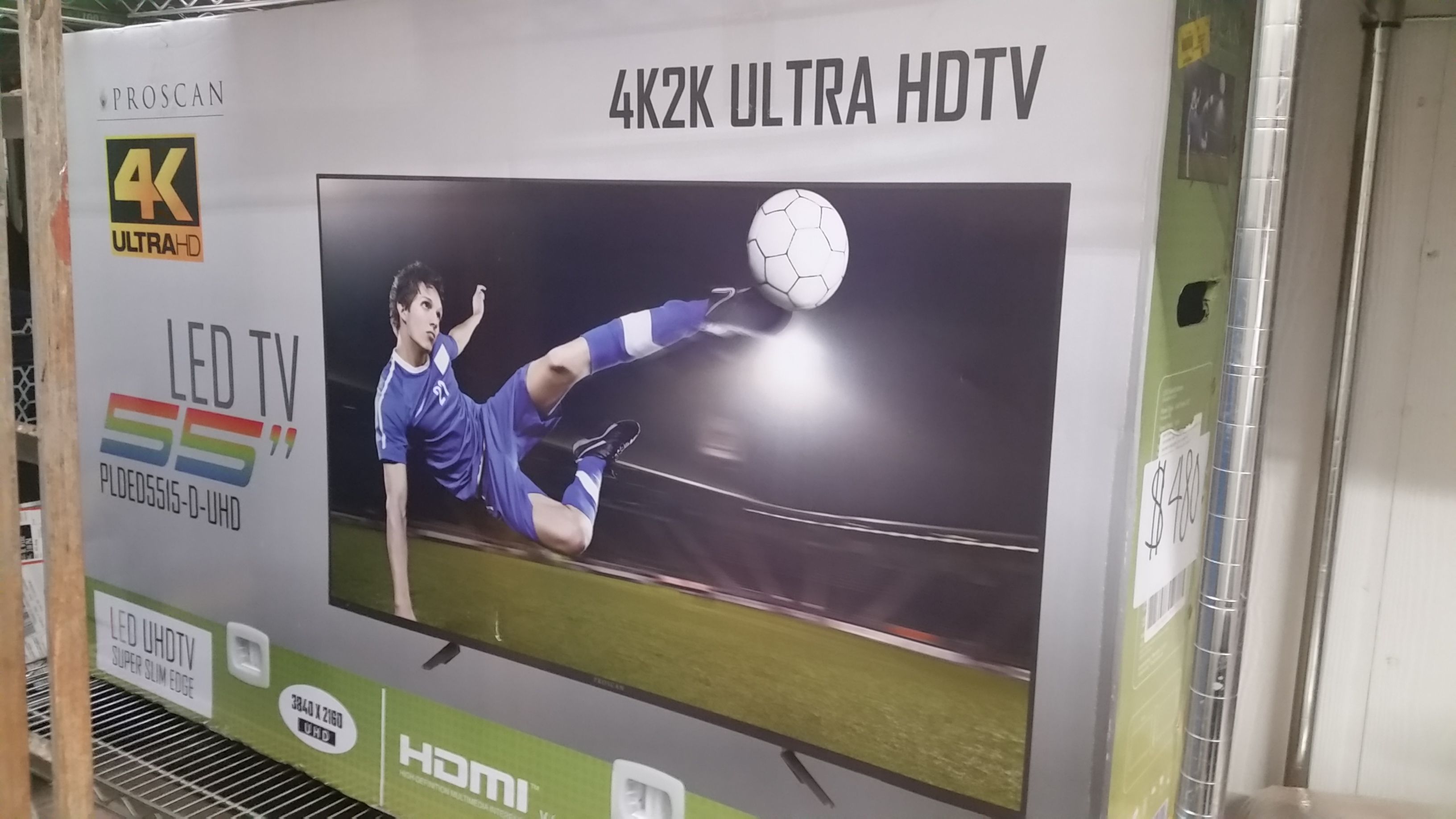 New proscan tv 55 inch 4k ultra HD tv