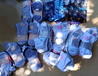 Bundle Of New Assorted Packs Of Socks 