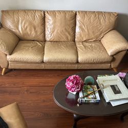3 Couches And Foot Stools