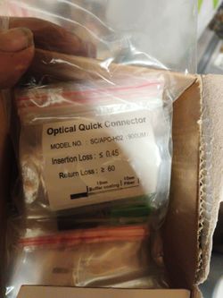 Optical quick connector model number SC /apc-ho2 (900um)