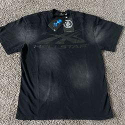 Hellstar Black Graphic T-Shirt with Tags
