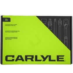 Carlyle 1/2 Ratchet Set. 20 Piece New 