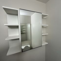 Bathroom wall cabinet vanity