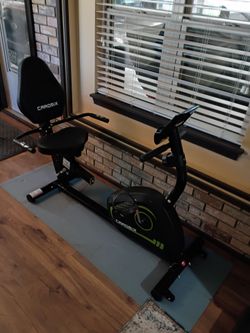 Recumbent exercise bike
