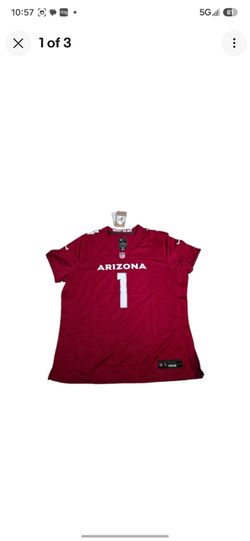 New! Womens Nike NFL Arizona Cardinals Kyler Murray #1 Red Jersey Size 2XL