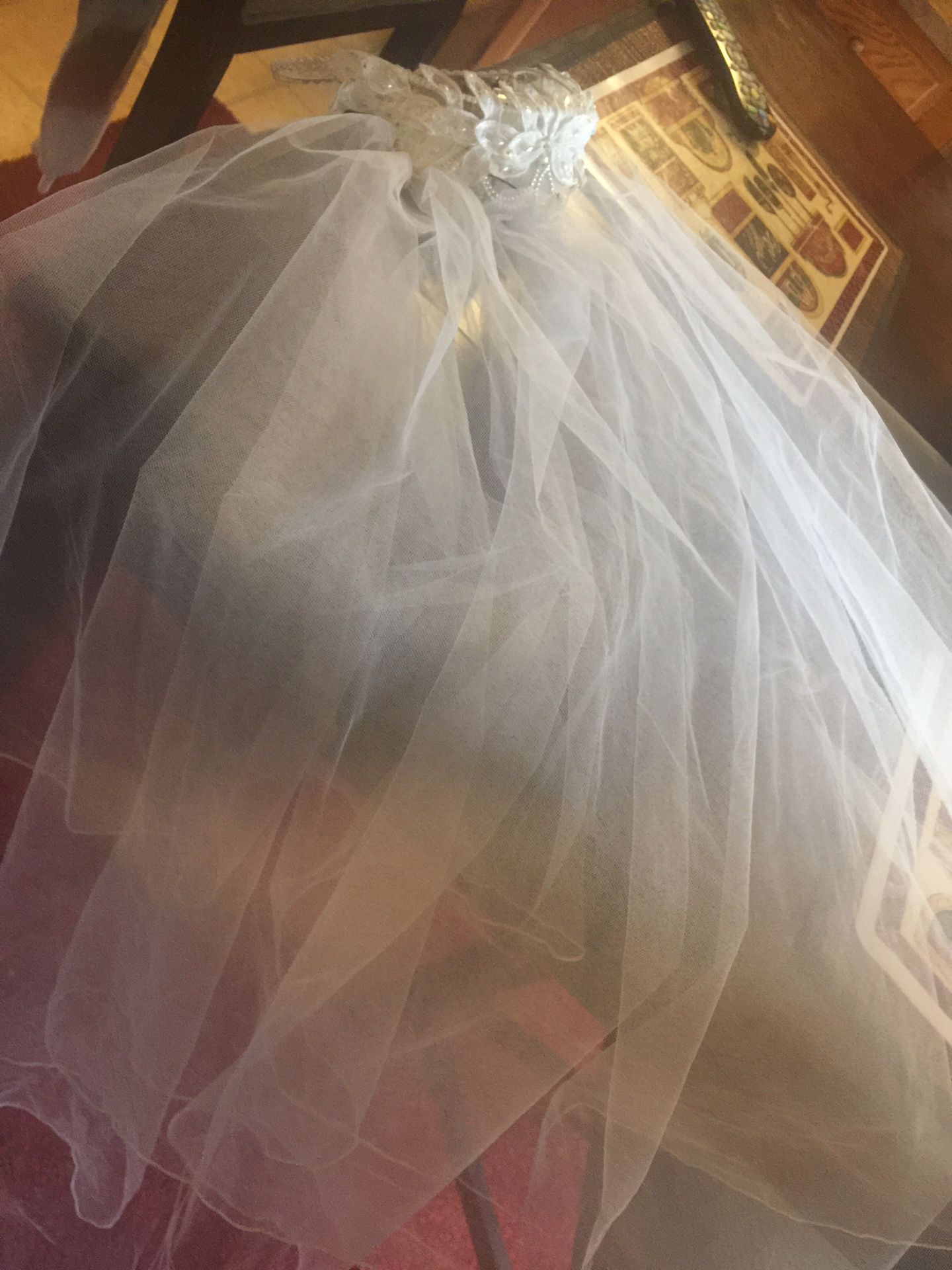 Beautiful wedding veil