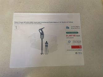 Commercial Hand Mixer