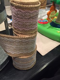 Burlap ribbon