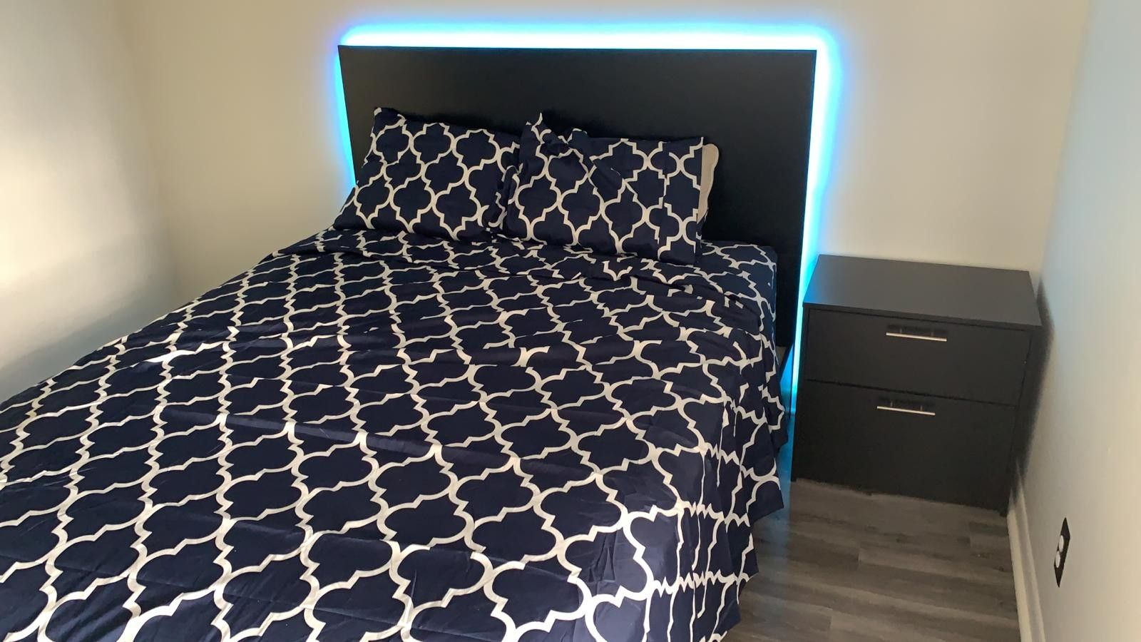 New Black Dresser And 1 Nightstand