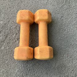 Pair of 5 lb Fitness Alley Neoprene Dumbbells (10 lbs Total)